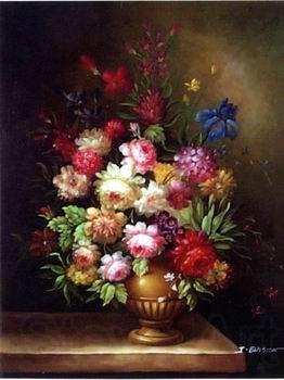 unknow artist Floral, beautiful classical still life of flowers.046 Norge oil painting art